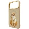 Etui Nimmy Lucky Fashion Cat MagSafe do iPhone 17 Pro brązowy